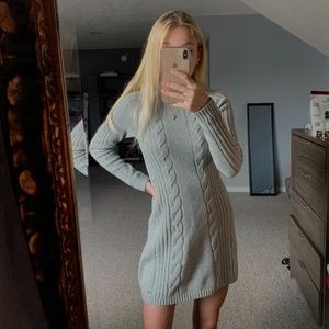 Grey sweater dress from Hollister, size XS!